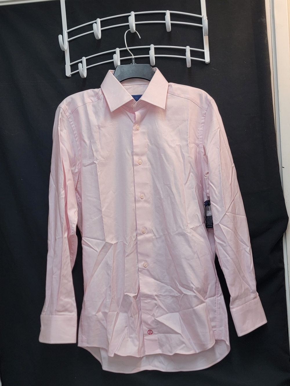 David Donahue Pale Pink Dress Shirt - Long Sleeve Button Front